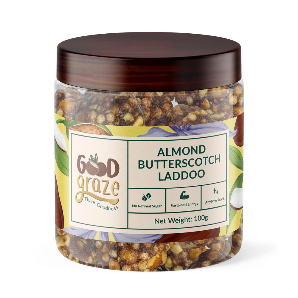 Almond butterscotch ladoo gift pack - EarthBased