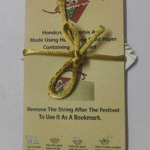 Seed Paper Plantable Rakhi (Assorted) - EarthBased 