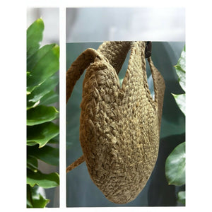 ONEarth ethnic jute sling bag, product photo 3