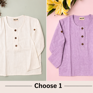 Sleek Sleeve' - Boys' Button-Down Sleeve Shirt - EarthBased 