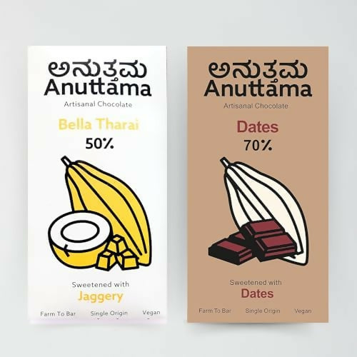 Anuttama | Dark Chocolate | Dates + Bella Tharai | Combo - EarthBased 