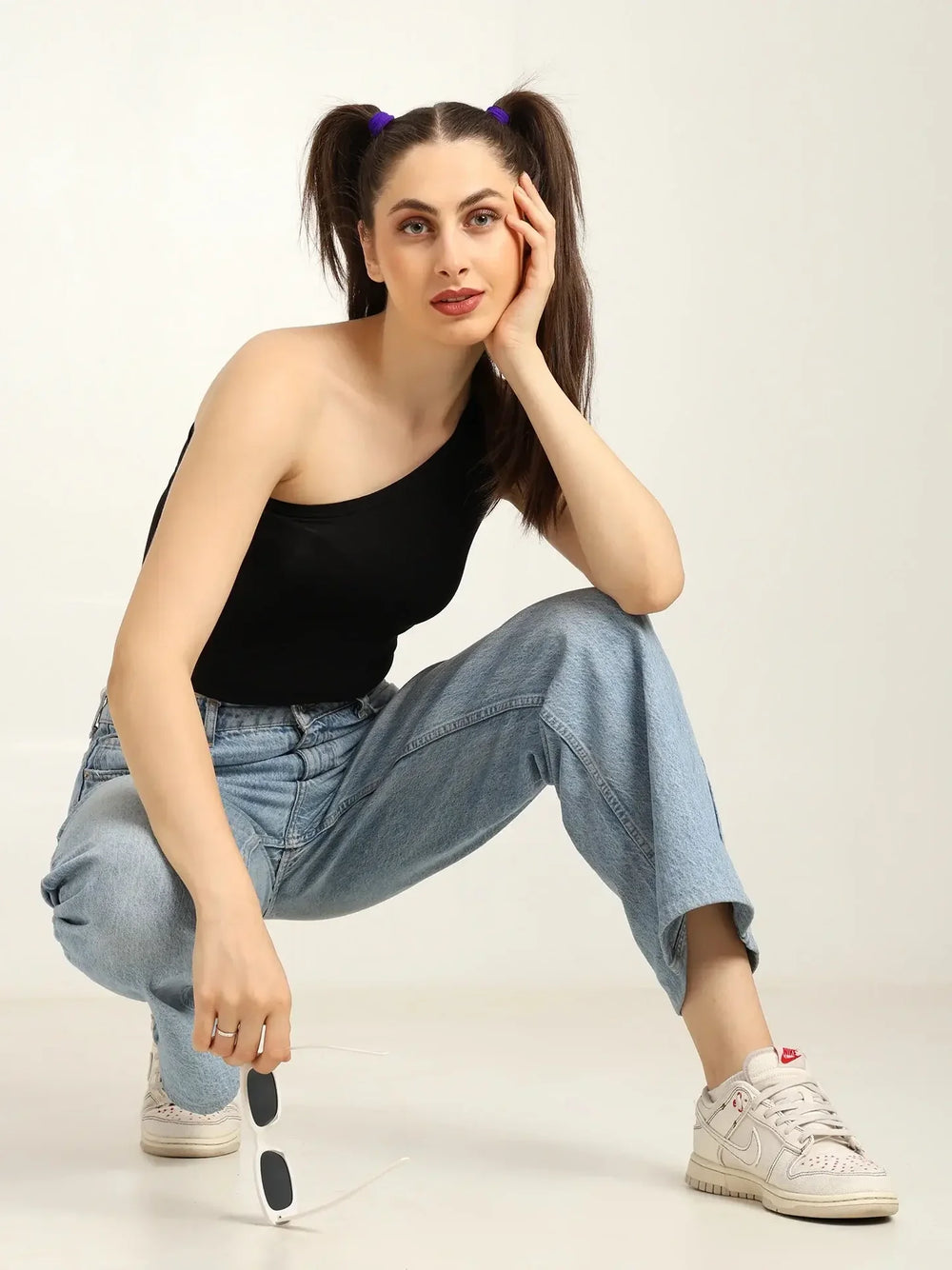 Gen Z Bamboo One Shoulder Top – Soft, Breathable & Sustainable Fit - EarthBased 