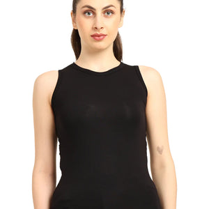 Gen Z Bamboo Top for Women | Soft, Breathable & Sustainable Tank | Black - EarthBased 