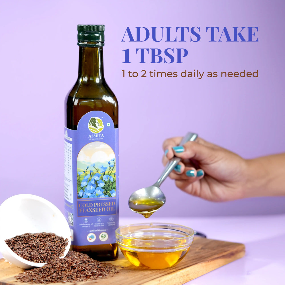 Organic Cold Pressed Flaxseed Oil - EarthBased 