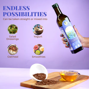 Organic Cold Pressed Flaxseed Oil - EarthBased 