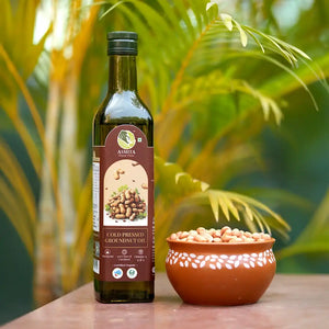 Organic Cold Pressed Groundnut Oil - EarthBased 