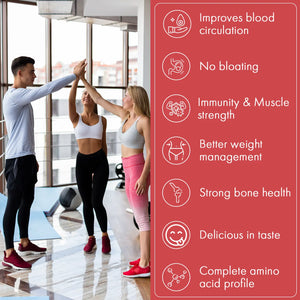 Vegan Protein Powder- 26g Pea & Brown rice Isolate, Complete Amino Acid profile, 4.82 BCAA, Monk Fruit Extract, Multivitamins and Minerals for everyday fitness & immunity, No added sugar, (Lychee, 1Kg) | Veplants . - EarthBased 