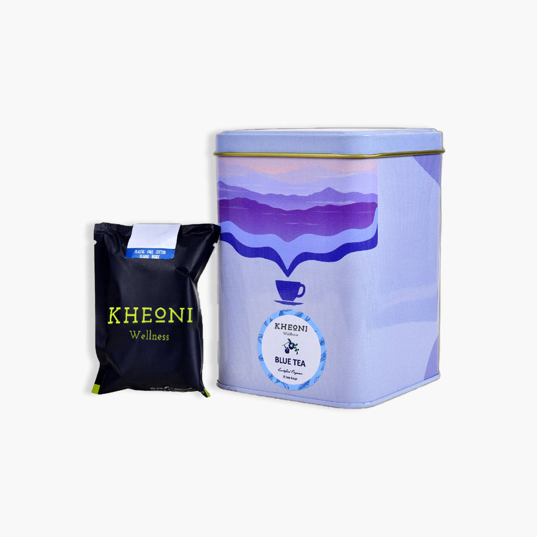 Kheoni organic blue tea