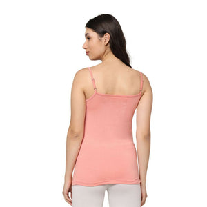 Bamboo Fabric Peach Camisole – Soft, Breathable, Eco-Friendly, and Stylish for All-Day Comfort and Elegance - EarthBased 