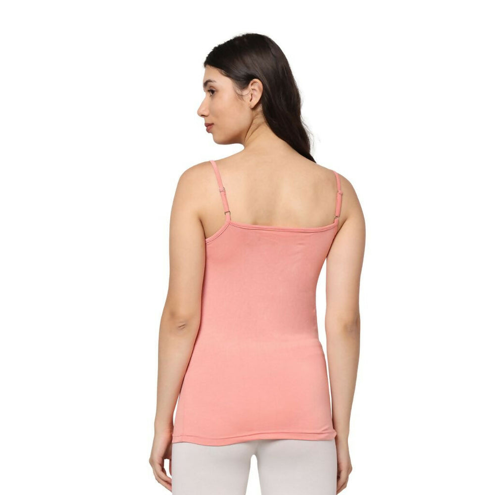 Bamboo Fabric Peach Camisole – Soft, Breathable, Eco-Friendly, and Stylish for All-Day Comfort and Elegance - EarthBased 
