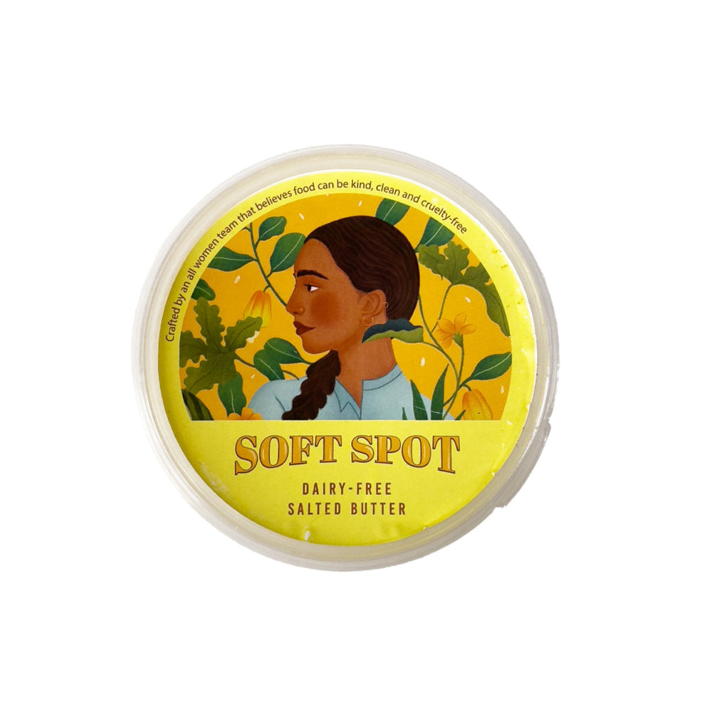 Soft Spot salted butter tub lid