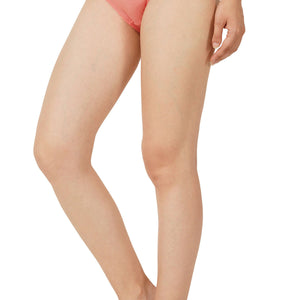 Bamboo Fabric Low Waist Underwear | Peach and Blue |  Pack of 2 - EarthBased 