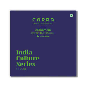 CARRA Cardamom in 55% Dark Chocolate 15G - EarthBased 