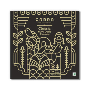 CARRA Classic in 60% Dark Chocolate 15G - EarthBased 