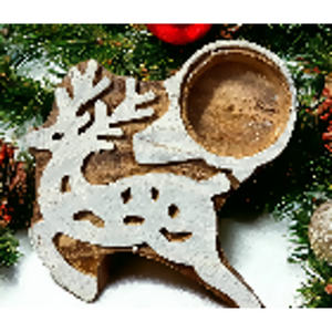 ONEarth reindeer tea light holders, Christmas and home decor gift