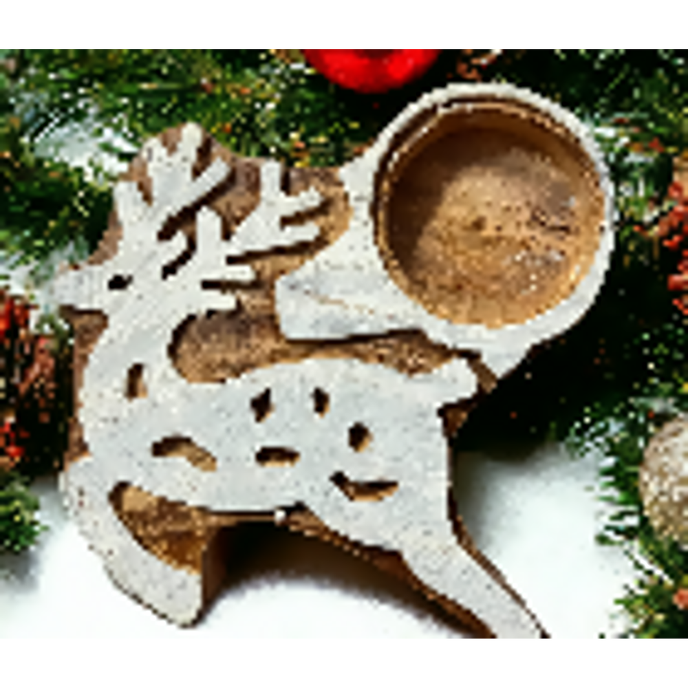 ONEarth reindeer tea light holders, Christmas and home decor gift