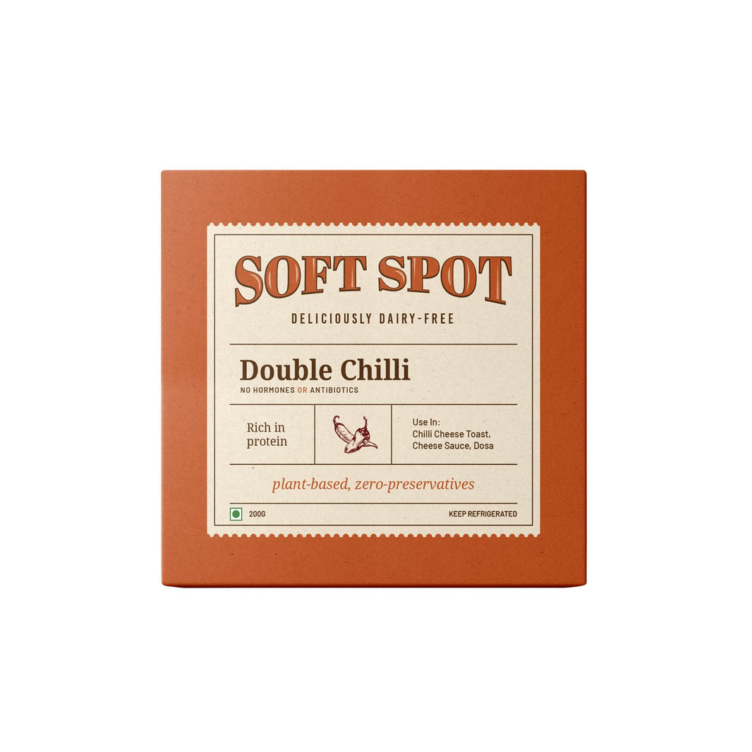 Soft Spot double chilli cheese block 200 g pack front