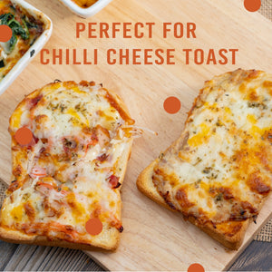 Chilli cheese toast made with Soft Spot double chilli block