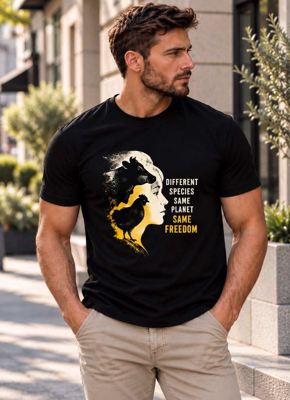 Different Species, Same Planet, Same Freedom (Male) — Earthbased
