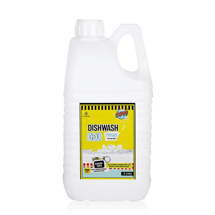 SOVI® DISHWASH LIQUID WITH BAKING SODA, SALT & LEMON EXTRACT - EarthBased 