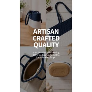 ONEarth Harbor Weave tote bag, product photo 5