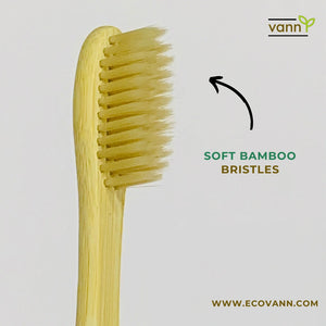 Eco Vann Bamboo Toothbrush (Pack of 2) - EarthBased 