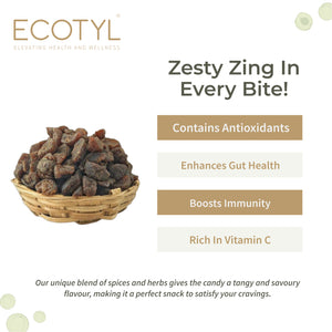 Ecotyl Amla Candy benefits: contains antioxidants, enhances gut health, boosts immunity, rich in vitamin C