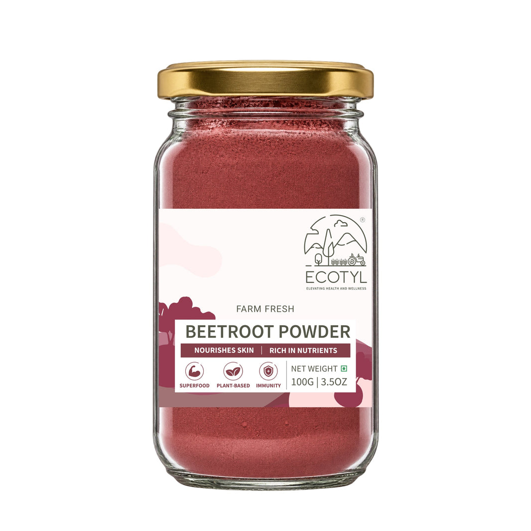 Ecotyl Beetroot Powder jar front label