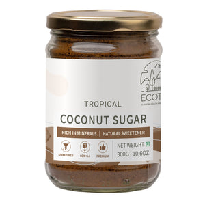 Ecotyl Coconut Blossom Sugar jar front label