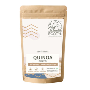 Ecotyl Organic White Quinoa pouch front label
