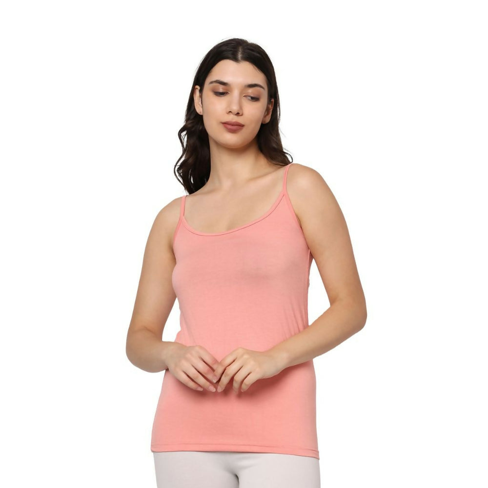 Bamboo Fabric Peach Camisole – Soft, Breathable, Eco-Friendly, and Stylish for All-Day Comfort and Elegance - EarthBased 