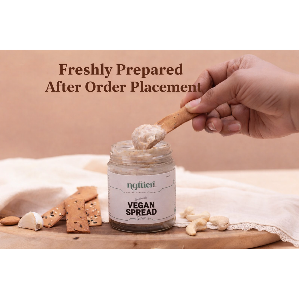 Handmade Vegan Garlic Spread by Nattier by Natasha