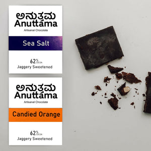 Dark Chocolate | Hot Mint + Sea Salt + Candied Orange | Combo - EarthBased 