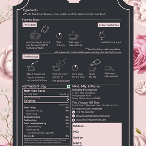 Enchanted Persian Rose Caffine-free - EarthBased 