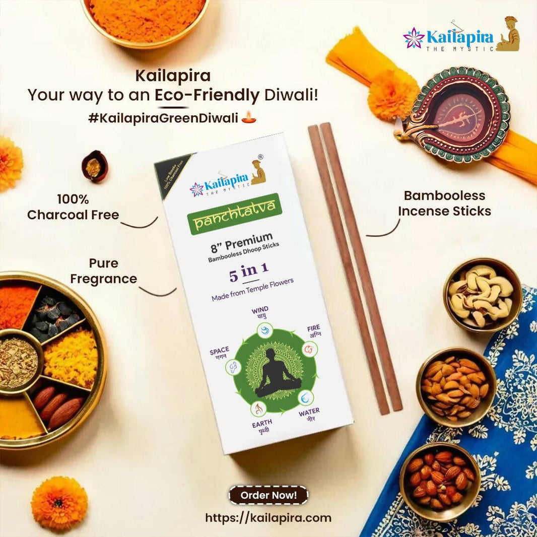 Panchtatva 5 in 1 Element Series | Bamboo-Less Incense Sticks | Pack of 2