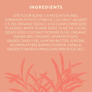 Nourish Organics Ginger Oats Cookies (Pack of 5x2) - Wheat-Free - EarthBased 