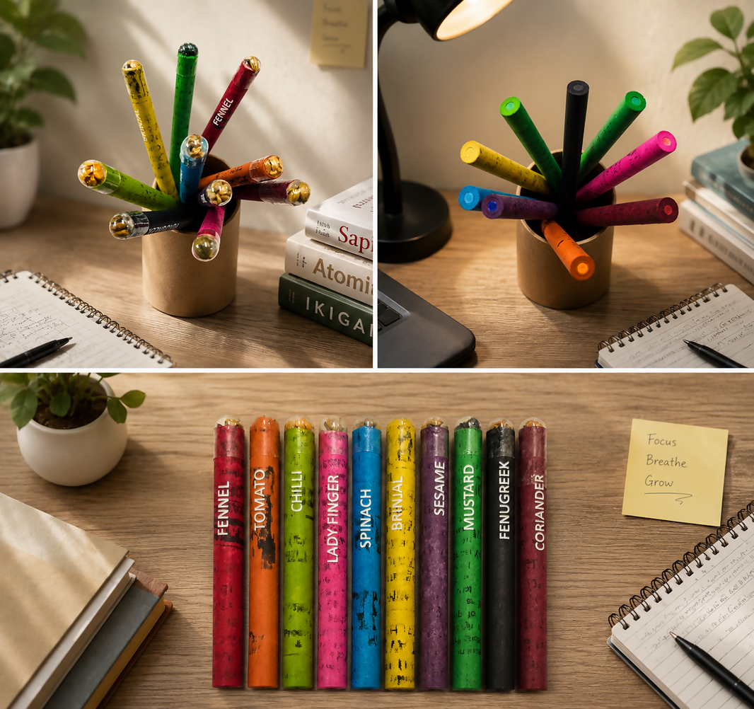 Colouring Pencils (Plantable Seed) - 2 Packs of 10 each | ONEarth