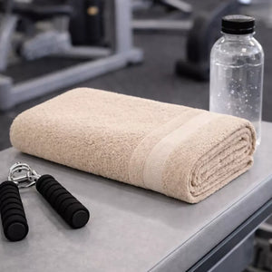 Luxuriously Soft Bamboo Bath Towel Beige - EarthBased 
