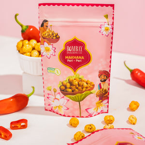 Bombay Snacking Co. 4 flavor Foxnuts ( Packs of 4) – Roasted Healthy Snack | Gluten-Free & Low Calorie - EarthBased 