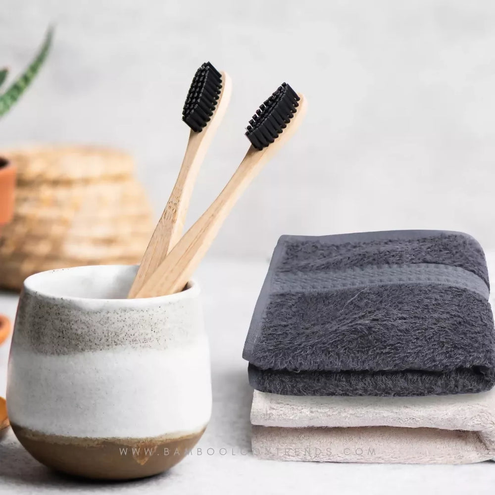 Bamboo Face Towel | Pack Of 2 - EarthBased 