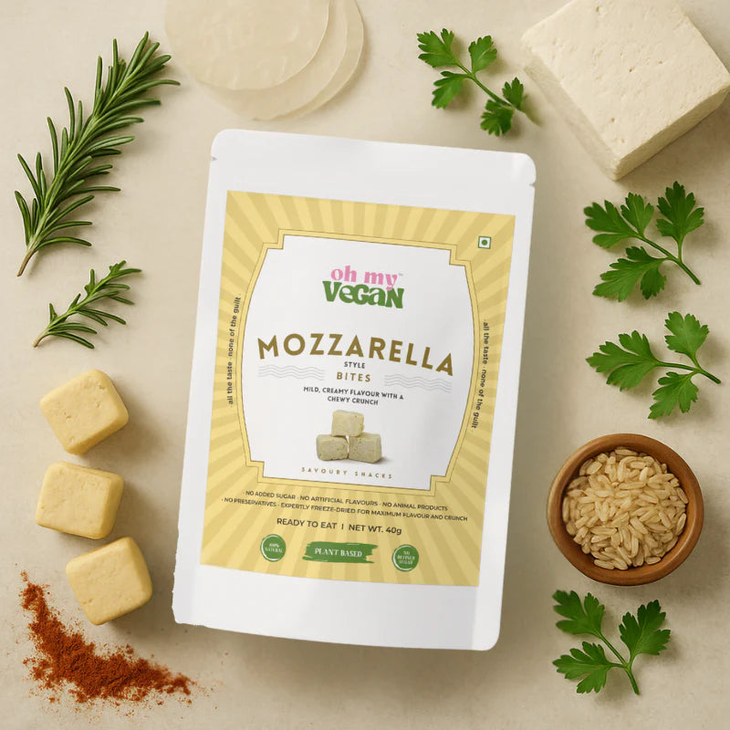 Oh My Vegan | Mozzarella Style Crunchy Bites - EarthBased 