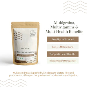 Ecotyl Organic Multigrain Daliya - EarthBased 