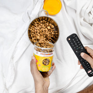 PROMUNCH Roasted SOYA Snack | Vegan |Gluten-Free | Pack of 2 Flavour: Noodle Masala 150 g Each - EarthBased 