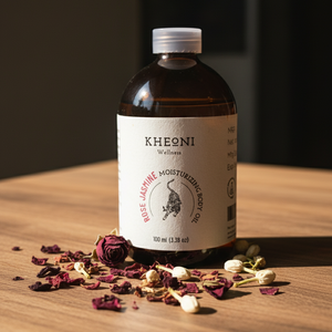 Rose Jasmine Moisturizing Body Oil - EarthBased 