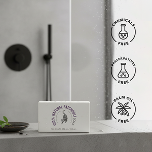 100% Natural Patchouli Soap | Pack of 2 - EarthBased 