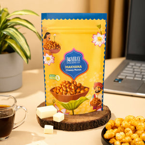 Bombay Snacking Co. 4 flavor Foxnuts ( Packs of 4) – Roasted Healthy Snack | Gluten-Free & Low Calorie - EarthBased 