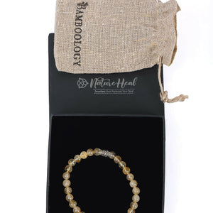 Natural Certified Citrine Bracelet For Success And Prosperity - EarthBased 