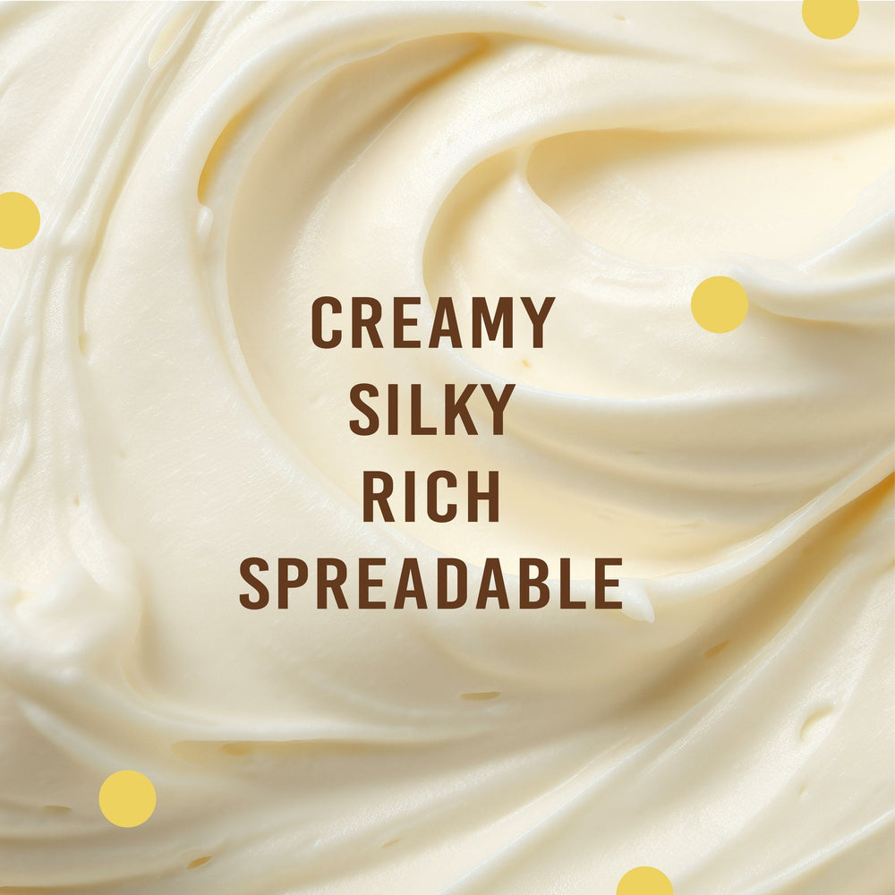 Creamy texture of Soft Spot plain cheese spread