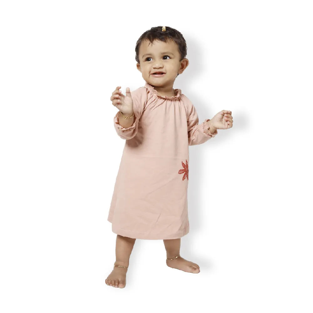 A-Line Floral print frock set - EarthBased 