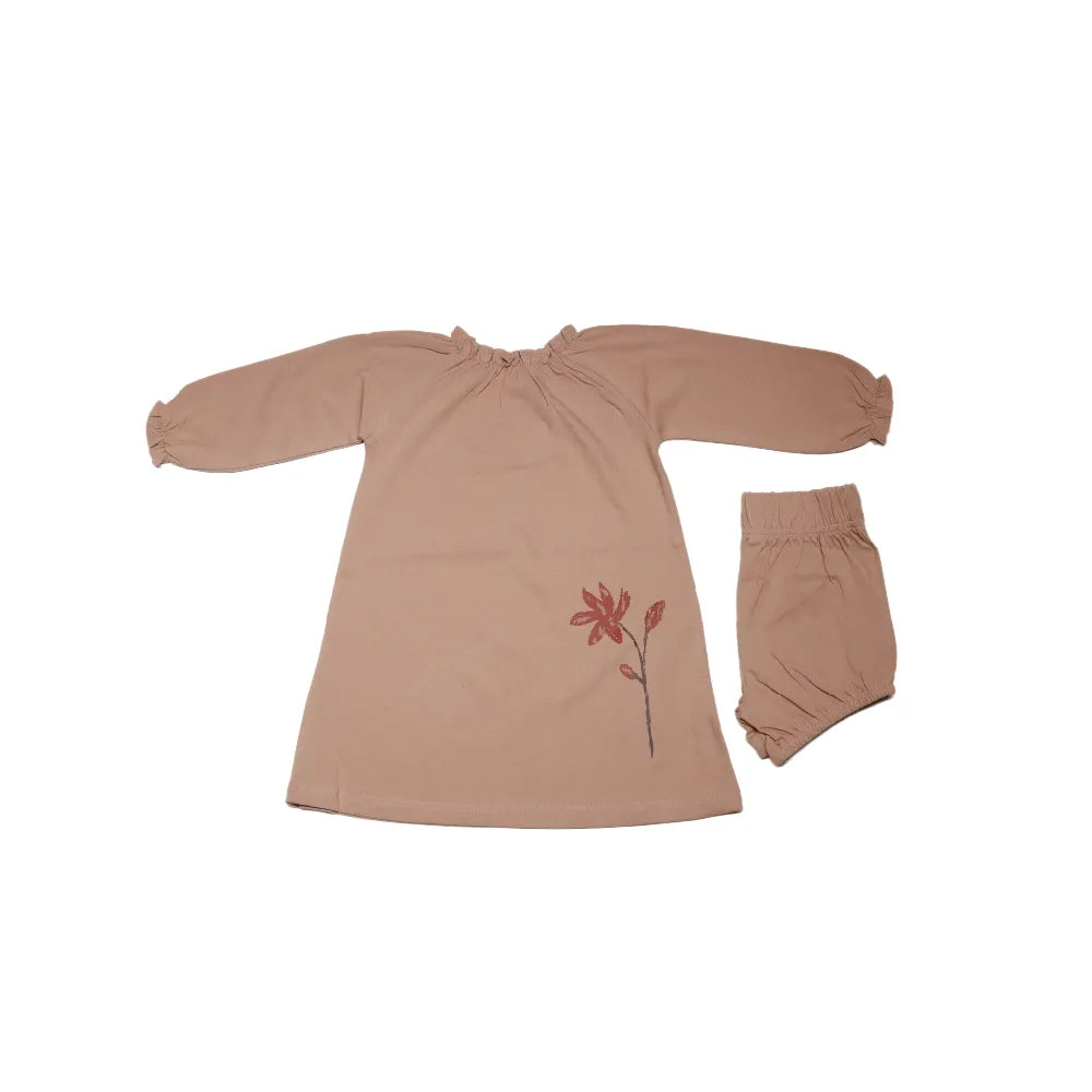 A-Line Floral print frock set - EarthBased 